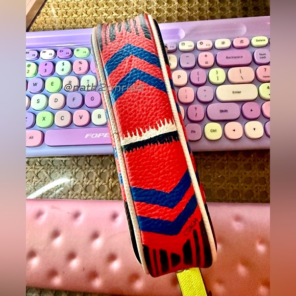 Coach x Coachella Fire Dance Leather Camera/Crossbody Bag. Lmt. Ed. (Vary rare) - Picture 7 of 16